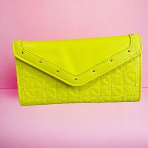 Neon Yellow Wallet & Rare Radioactive Plutonium Headed Copperhead Card Wallet